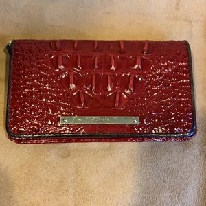 Brahmin wallet in red